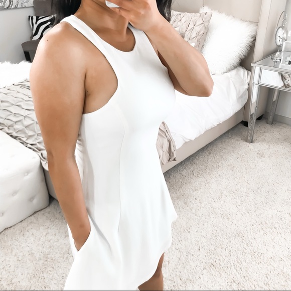 COPY - LOVE&LOVE S white mini racer back  hidden pockets - Picture 2 of 8